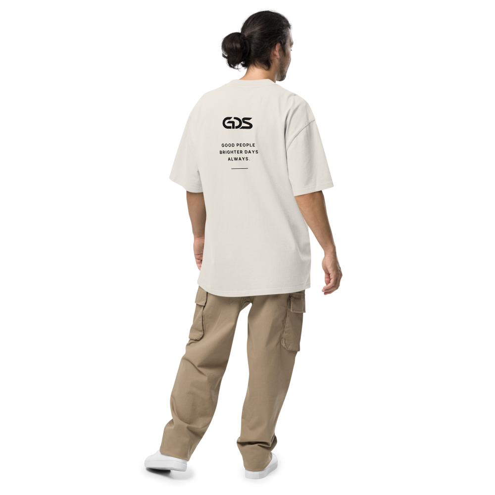 Oversized Faded T-Shirt – GDS back print on model
